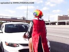 Gibby The Clown Fucks Juicy Tee On Atlanta’s Most Popular Highway